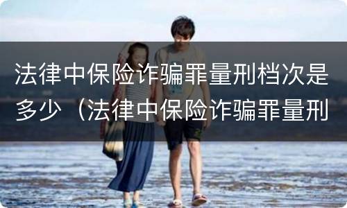 法律中保险诈骗罪量刑档次是多少（法律中保险诈骗罪量刑档次是多少啊）