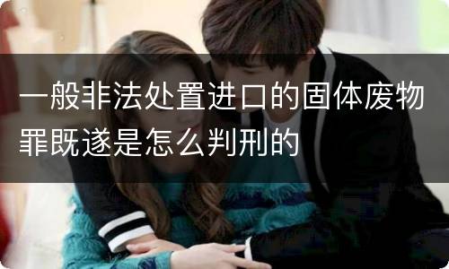 一般非法处置进口的固体废物罪既遂是怎么判刑的