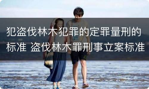 犯盗伐林木犯罪的定罪量刑的标准 盗伐林木罪刑事立案标准