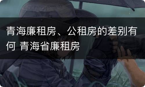 青海廉租房、公租房的差别有何 青海省廉租房