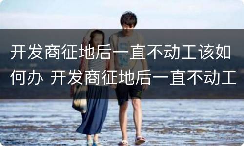 开发商征地后一直不动工该如何办 开发商征地后一直不动工该如何办手续