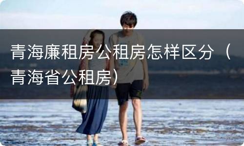 青海廉租房公租房怎样区分（青海省公租房）