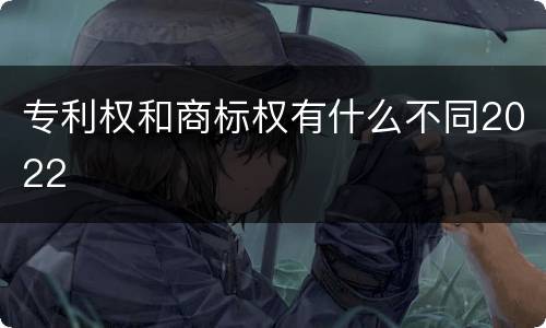 专利权和商标权有什么不同2022