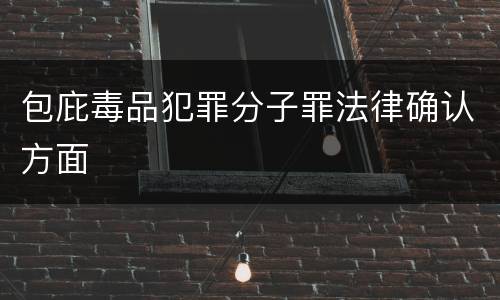 包庇毒品犯罪分子罪法律确认方面