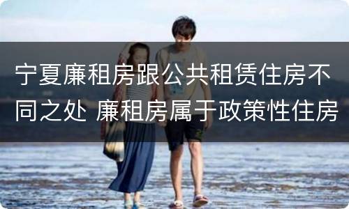 宁夏廉租房跟公共租赁住房不同之处 廉租房属于政策性住房吗