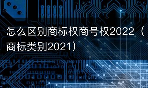 怎么区别商标权商号权2022（商标类别2021）