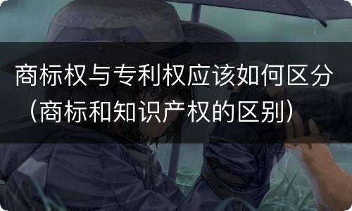 商标权与专利权应该如何区分（商标和知识产权的区别）