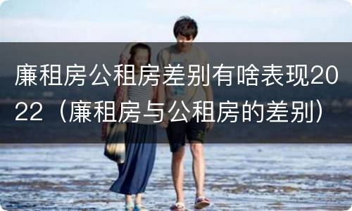 廉租房公租房差别有啥表现2022（廉租房与公租房的差别）